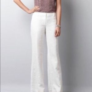 Ann Taylor LOFT White Trousers